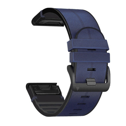 Soft Silicone Leather Band For Fenix 8 7 6 5 Watches