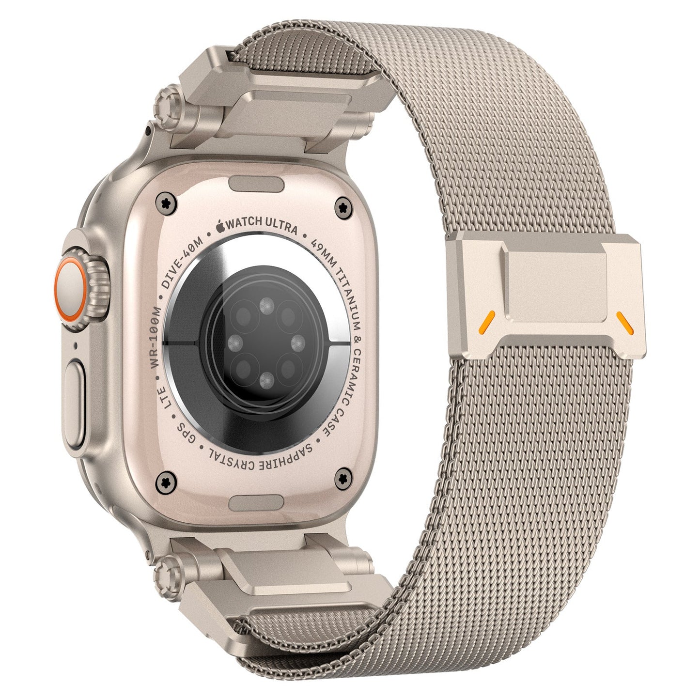 Leather Milanese Band With Secure Magnetic Buckle