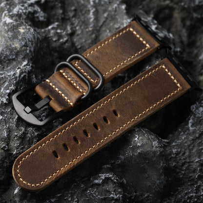 Classic Genuine Leather Apple Watch Strap