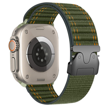 Stylish Wave Strap for Apple Watch with Secure Buckle