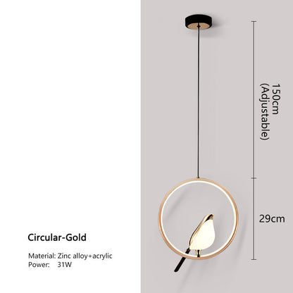 Modern Black Crystal Pendant Ceiling Light Fixture