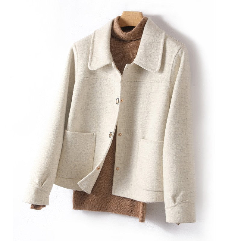 Isla Regular Fit Jacket | Button Front Patch Pockets Jacket
