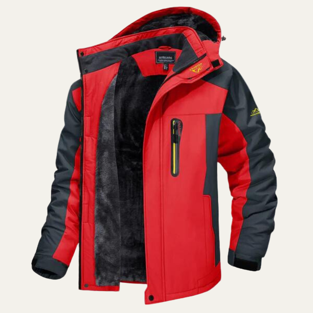 Men’s Insulated Fleece Lined Outdoor Cold Weather Jacket