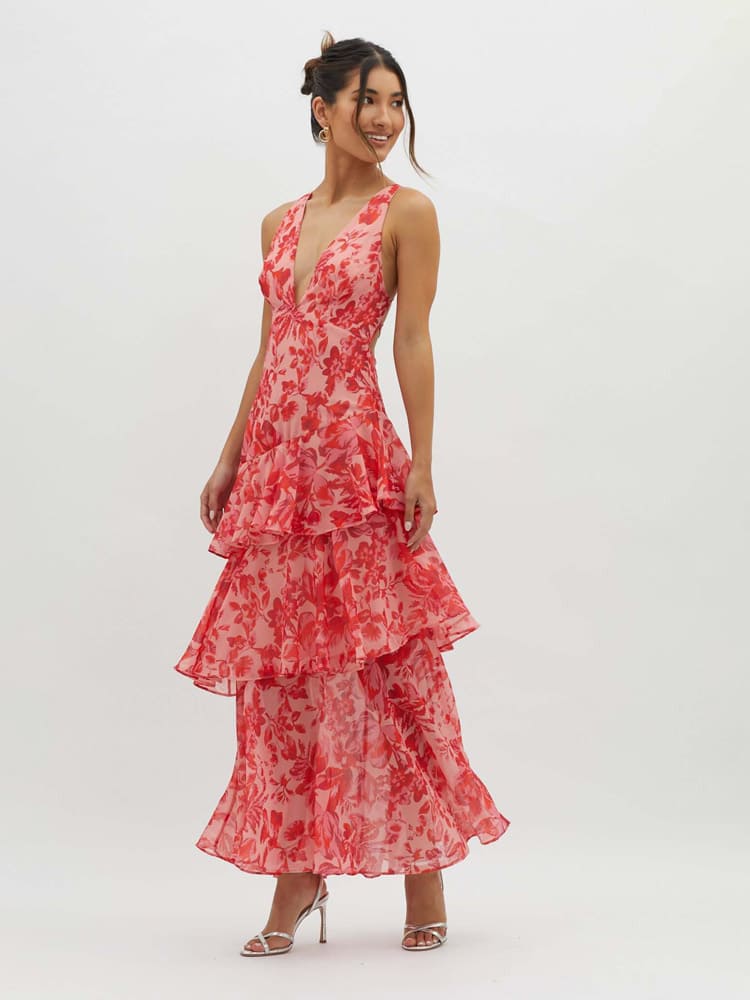 Kay | Chic Floral Maxi Dress for Women