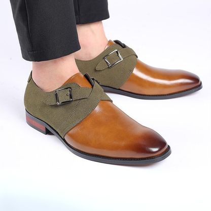 Aurelio | Derby Shoes – Leather Slip-On Dress Shoes with Cushioned Comfort