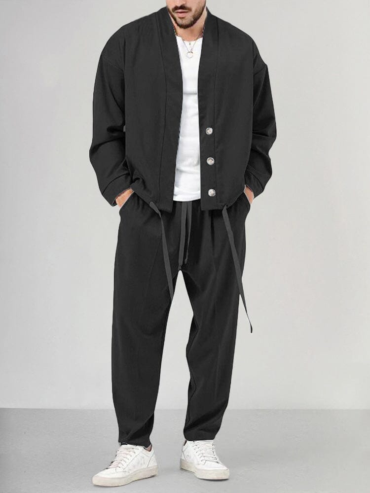 Men's Casual 2-Piece Pants Set