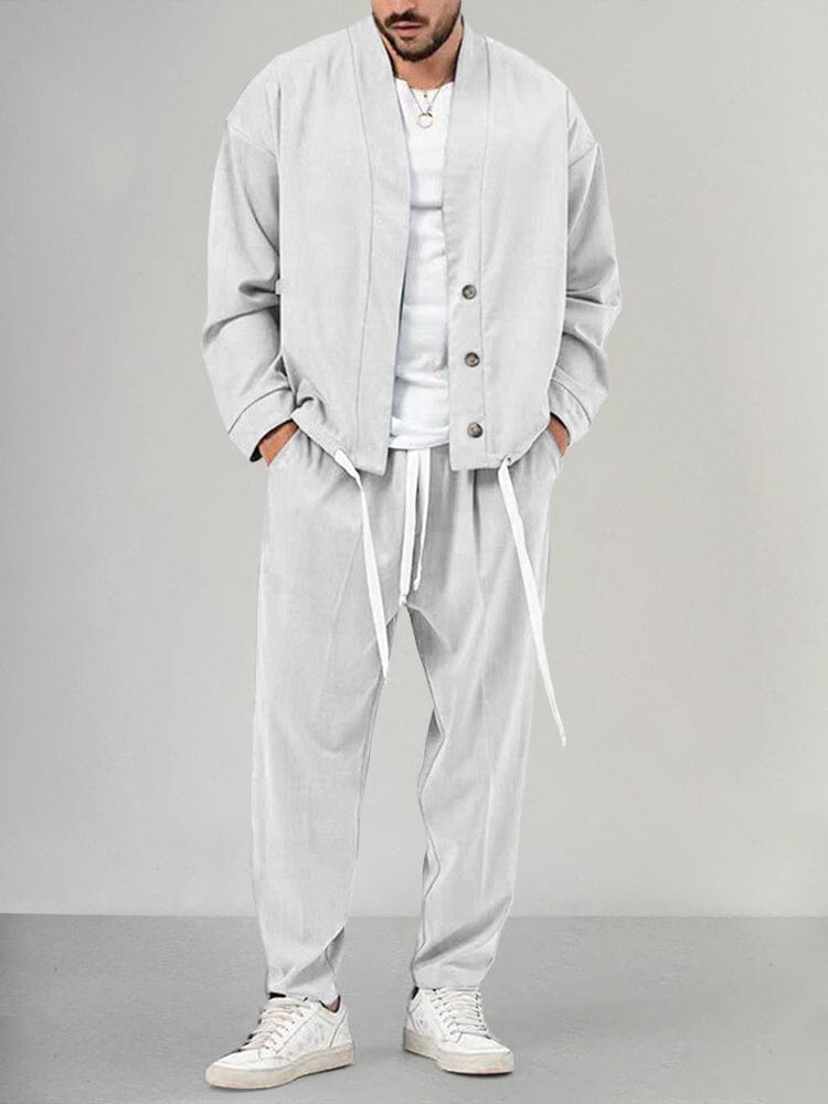 Men's Casual 2-Piece Pants Set