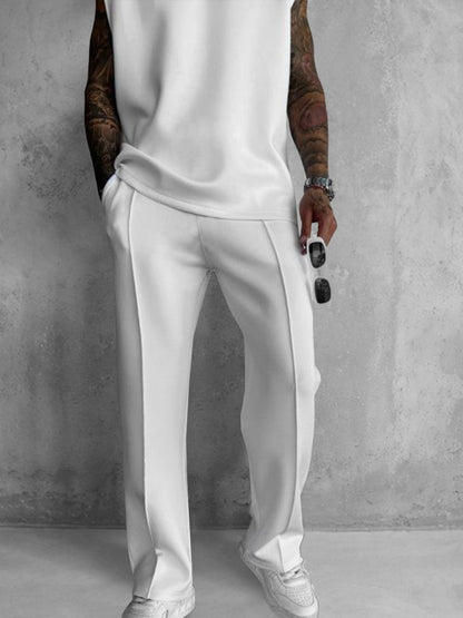 Men’s Modern Comfort 2-Piece Set | Sleeveless Top & Relaxed Pants