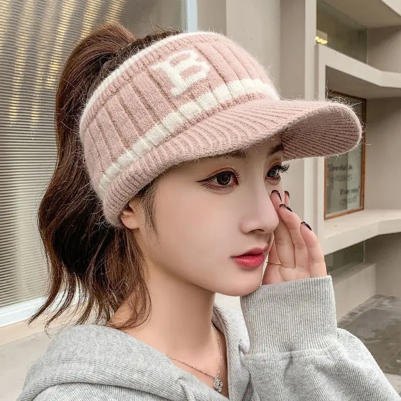 Warm Women's Cable Knit Hat
