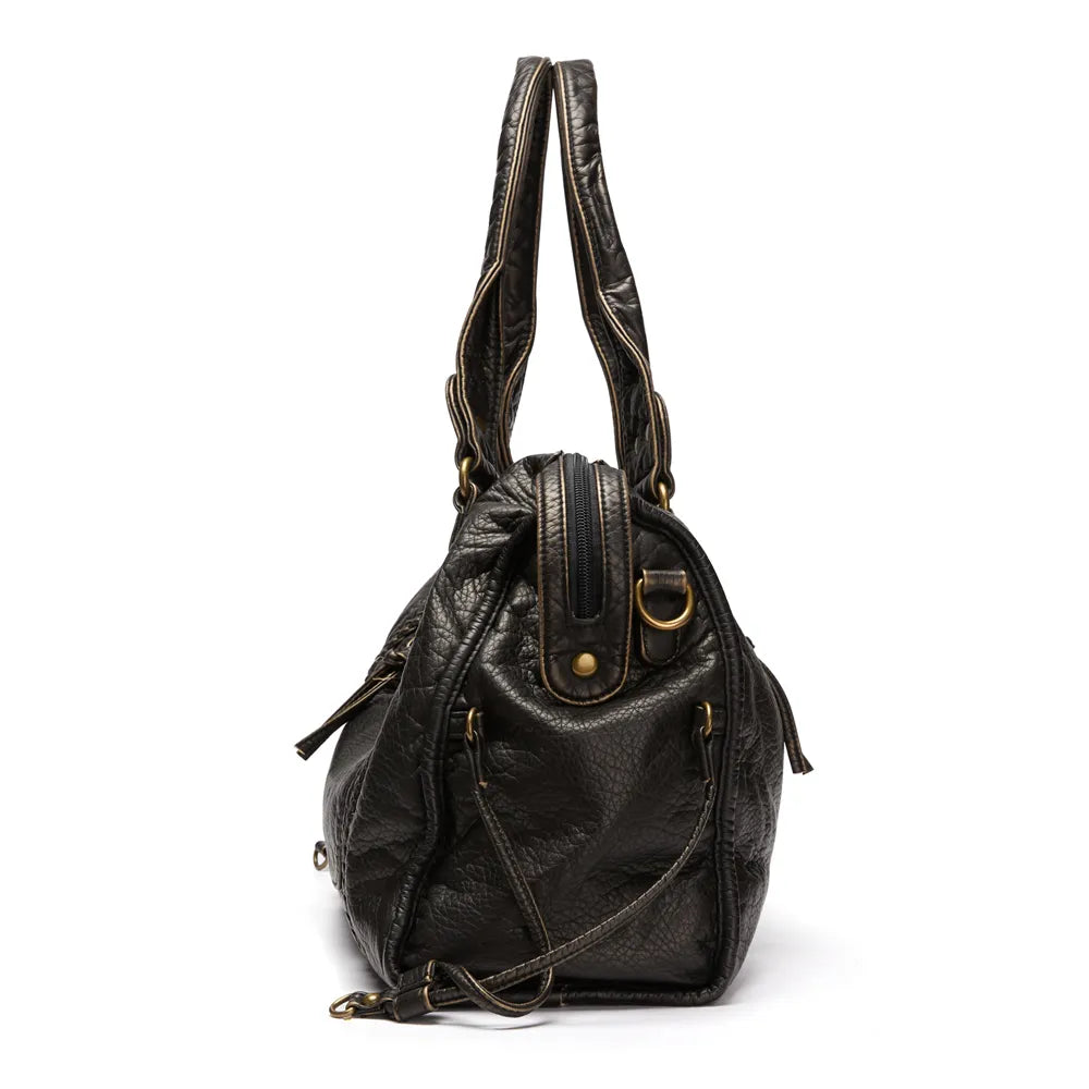 Black Course Handbag - RACHEL