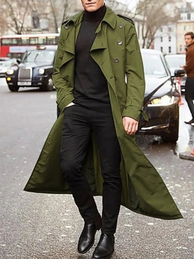 Men's stylish Kramer winter trench coat