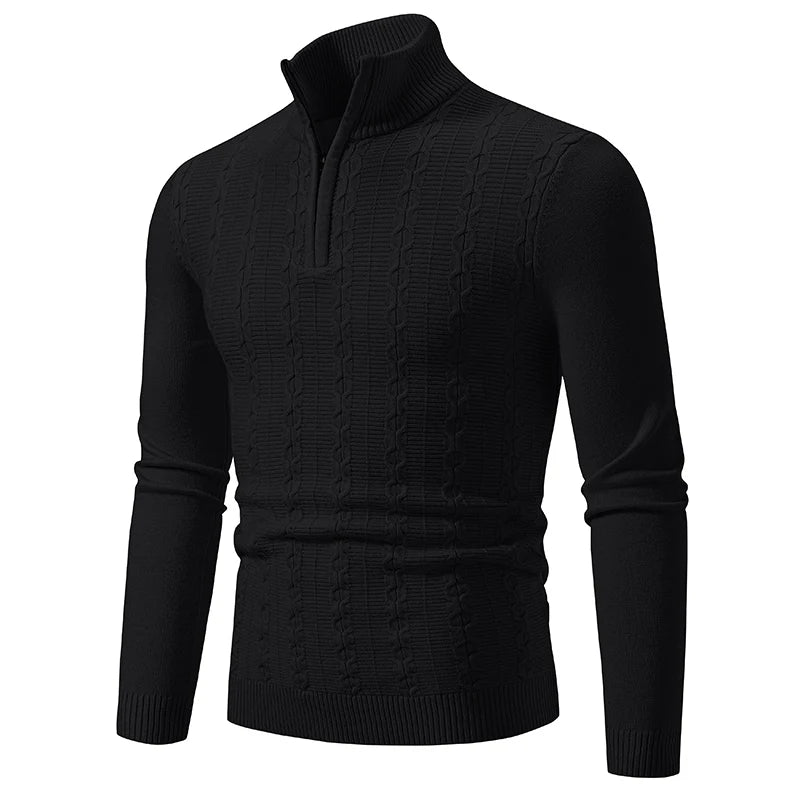 Cozy Men's Winter Crew Neck Pullover Sweater