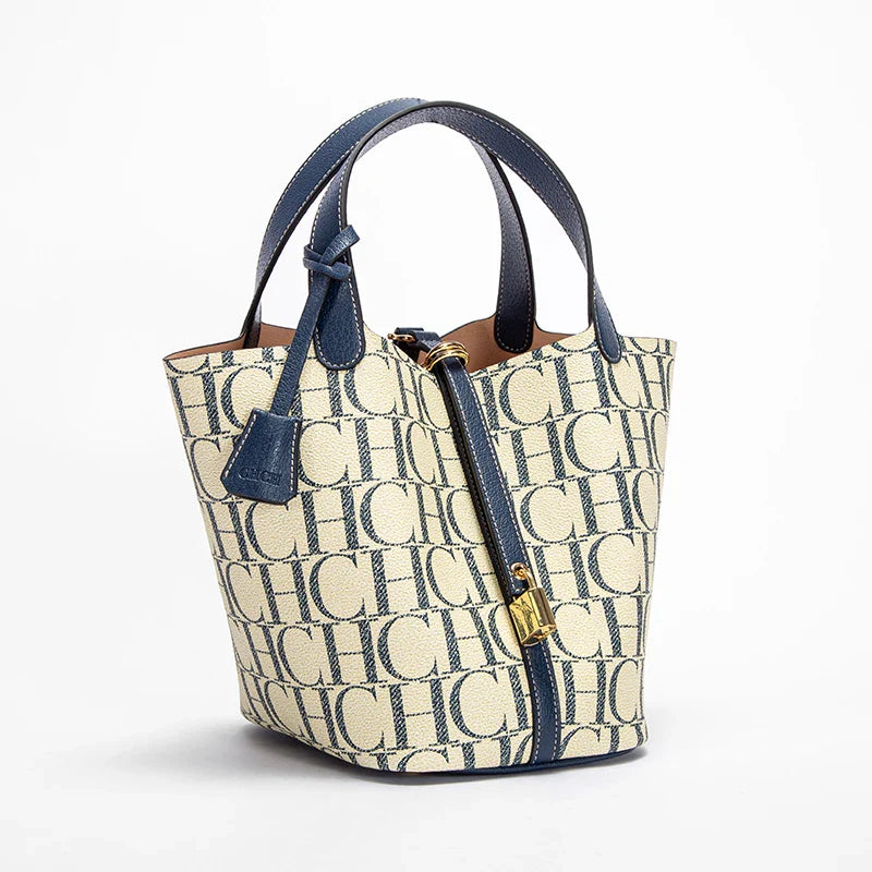 Stylish PVC Patterned Tote Bag for Women - BritishElegance