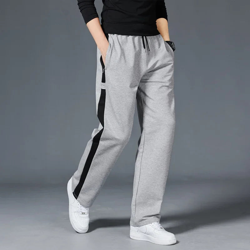 Comfortable Fit Men's Stripe Jogger Pants
