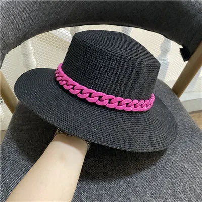 Classic Wide Brim Sun Straw Hat