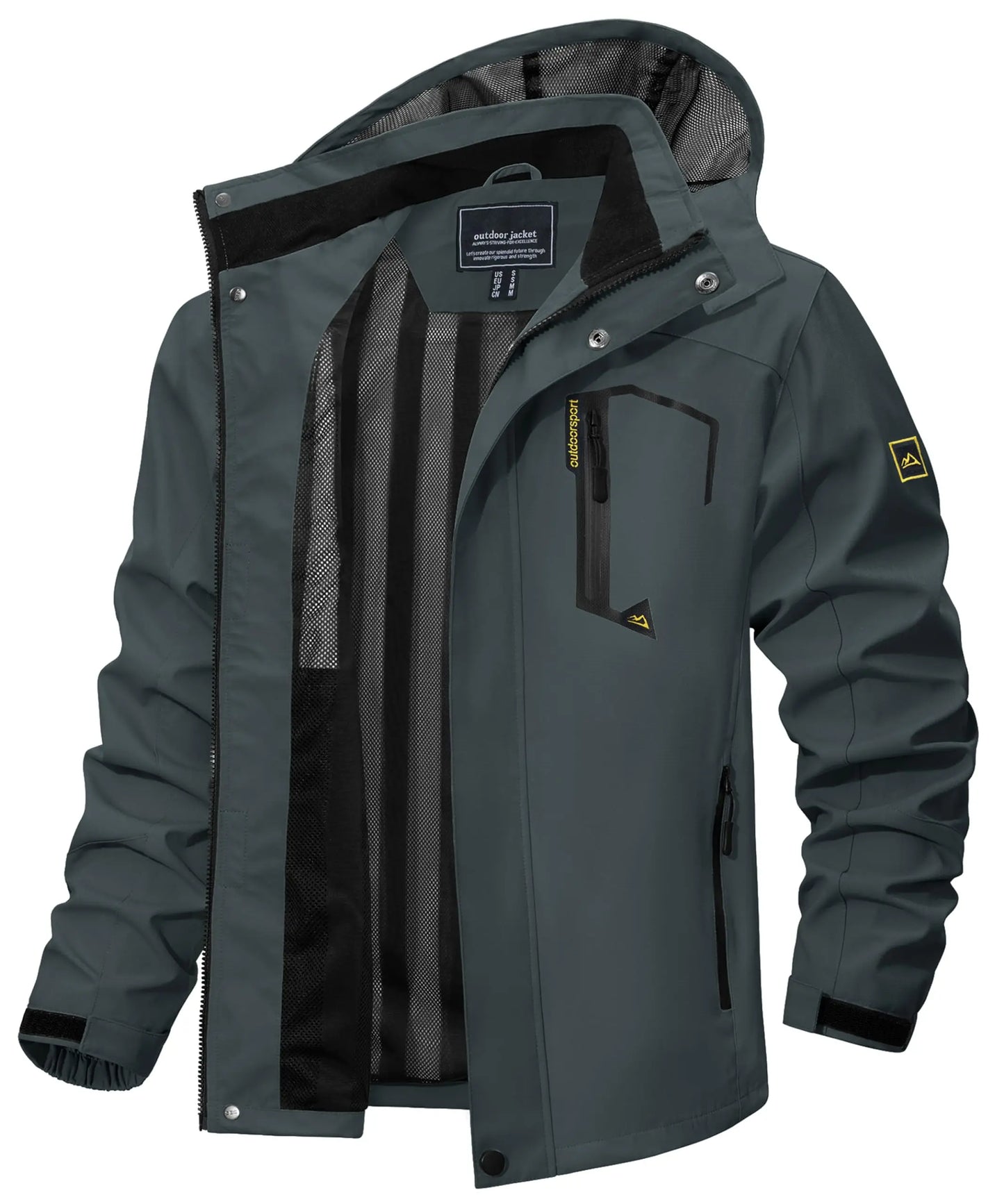 Waterproof Breathable Men's Windbreaker Jacket - BritishElegance