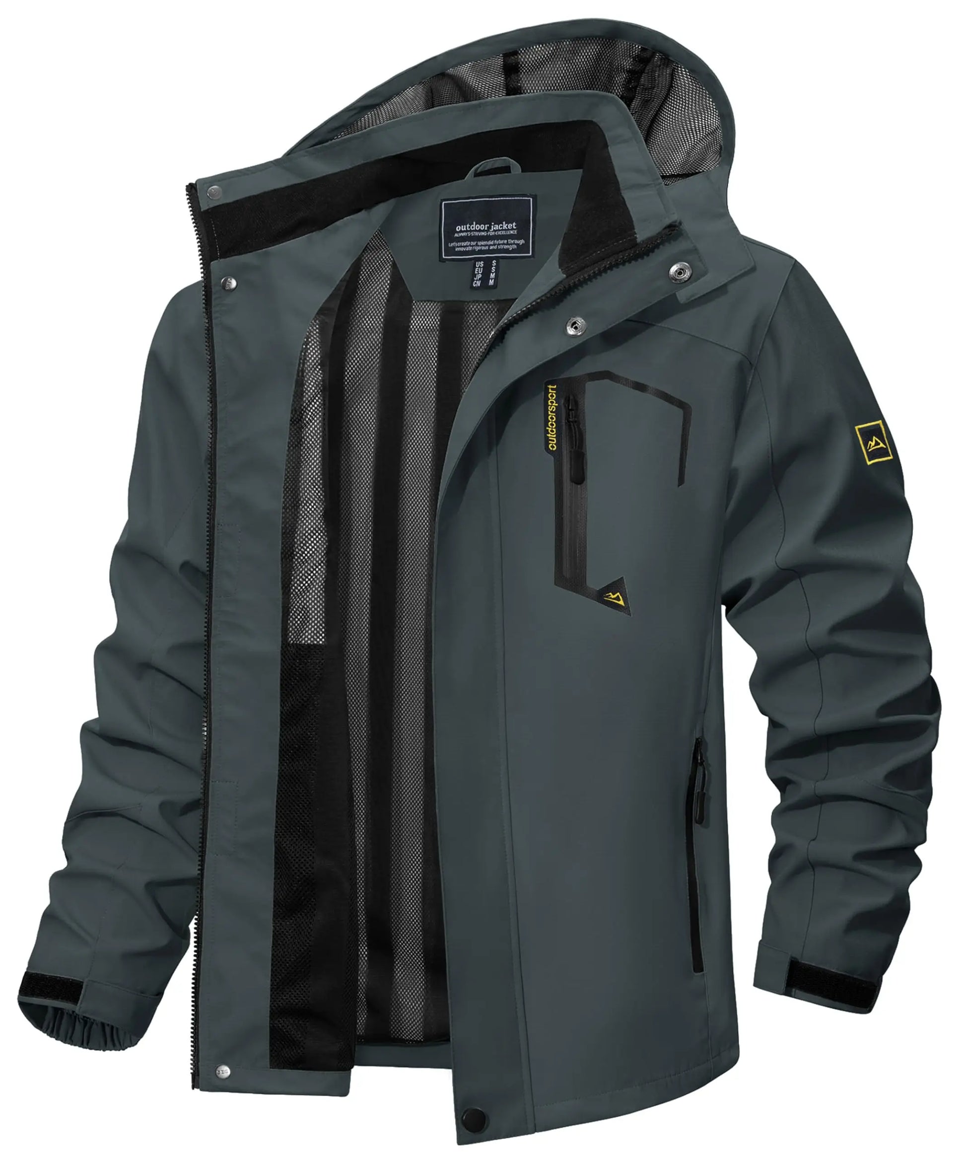 Waterproof Breathable Men's Windbreaker Jacket - BritishElegance