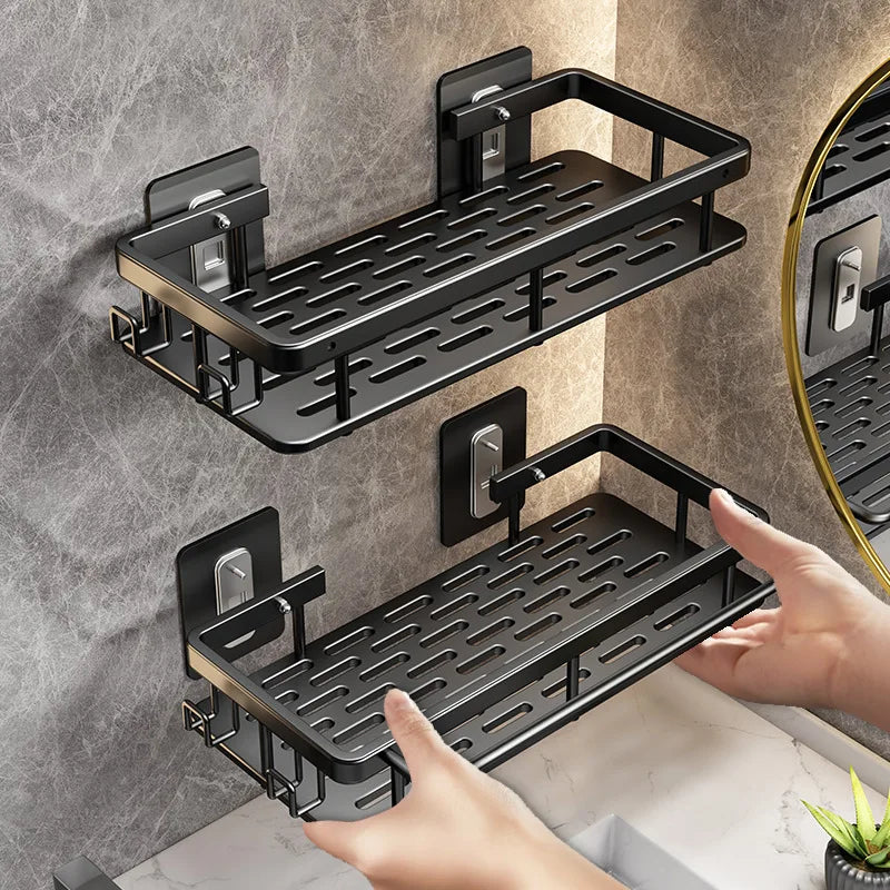 Sturdy Bathroom Storage Shelf - BritishElegance