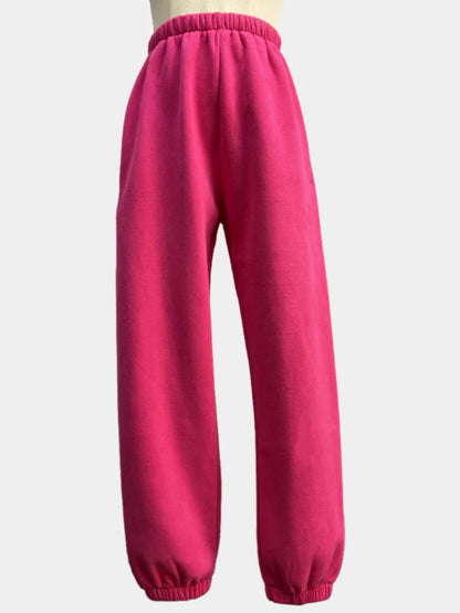 Warm Fleece Hoodie and Pant Set for Women