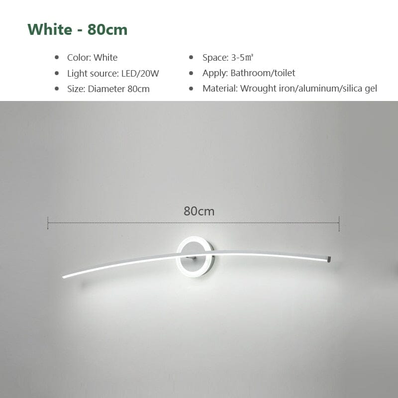 Bright LED Bathroom Wall Mirror Light