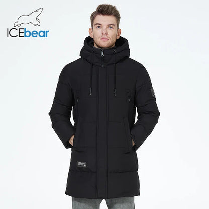 Warm Water-Resistant Puffer Parka Jacket for Men - BritishElegance