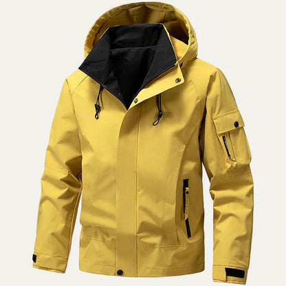 Men’s Hooded Utility Weather Jacket