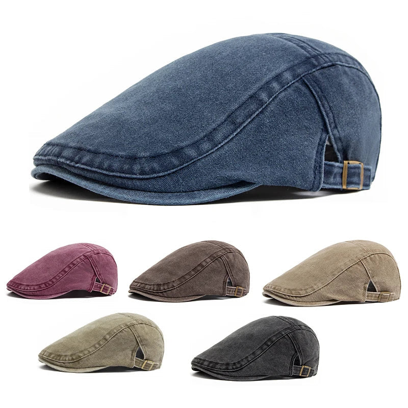 Classic Soft Beret Hat - Adjustable Fit Cap - BritishElegance