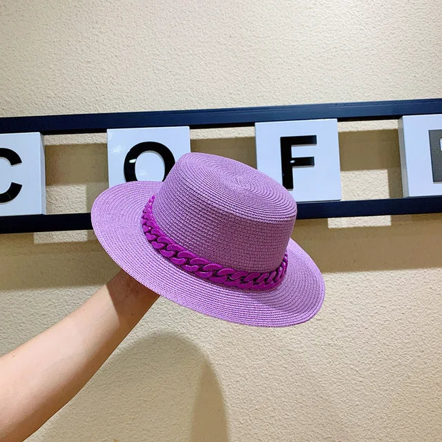 Classic Wide Brim Sun Straw Hat