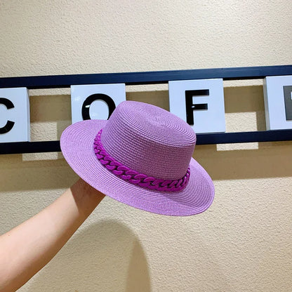 Classic Wide Brim Sun Straw Hat