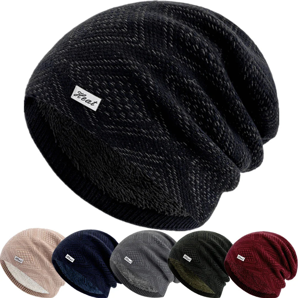 Warm Cable Knit Women's Slouch Beanie - BritishElegance