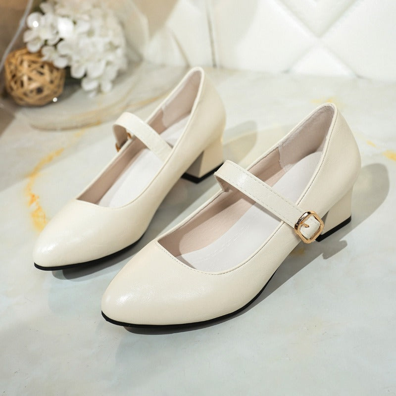 Rivona Leather Heels