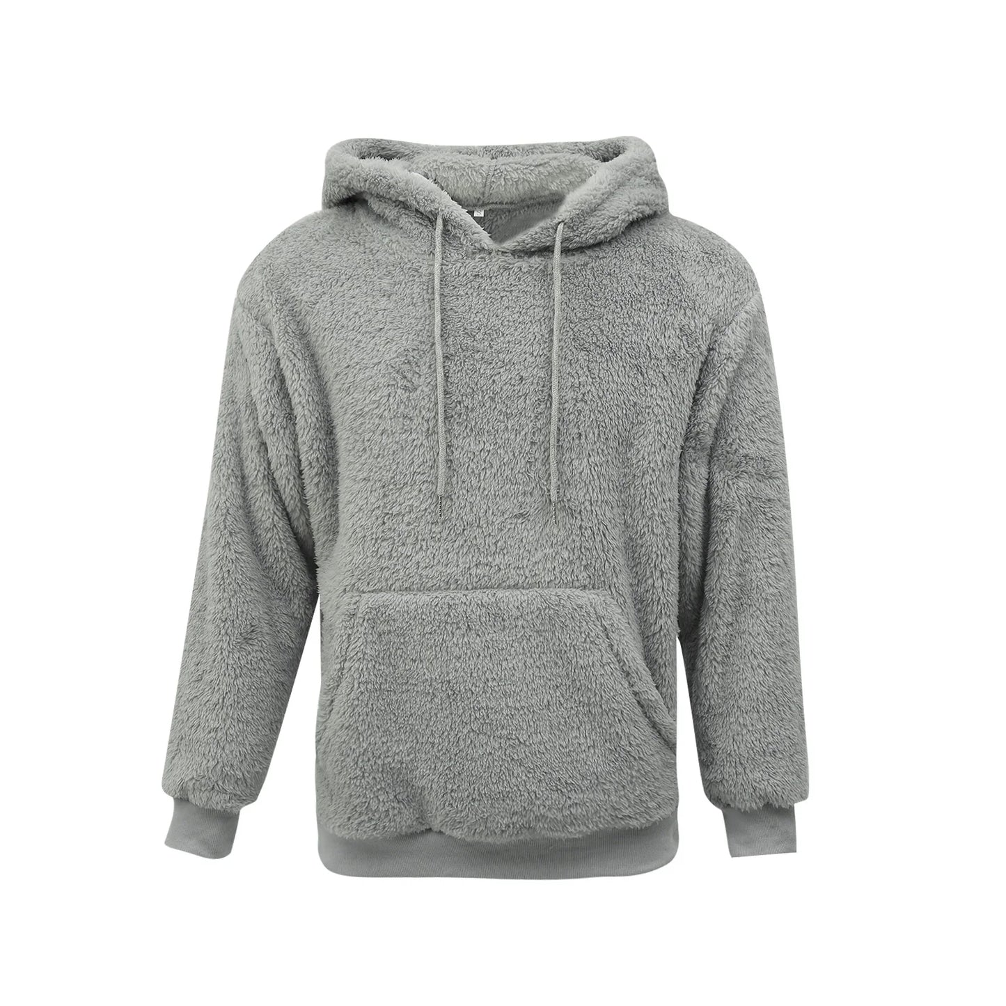 Soft Plush Men's Hooded Sweatshirt