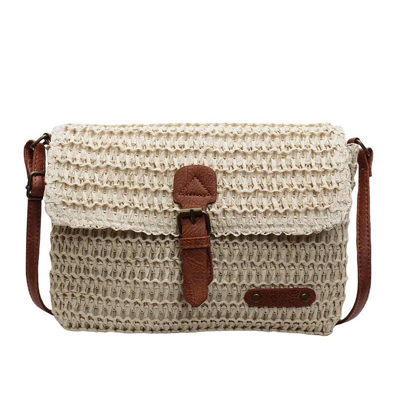 Chic Summer Woven Tote Bag