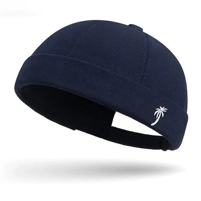 Casual Embroidered Coconut Beanie Cap