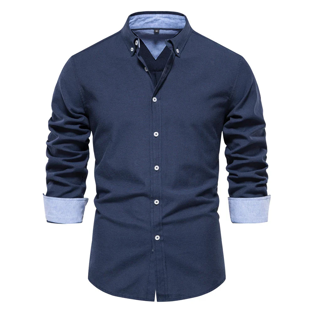 Classic Men's Casual Button Shirt