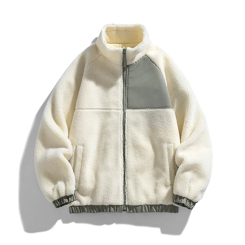 Warm Fleece Zip Up Mens Jacket