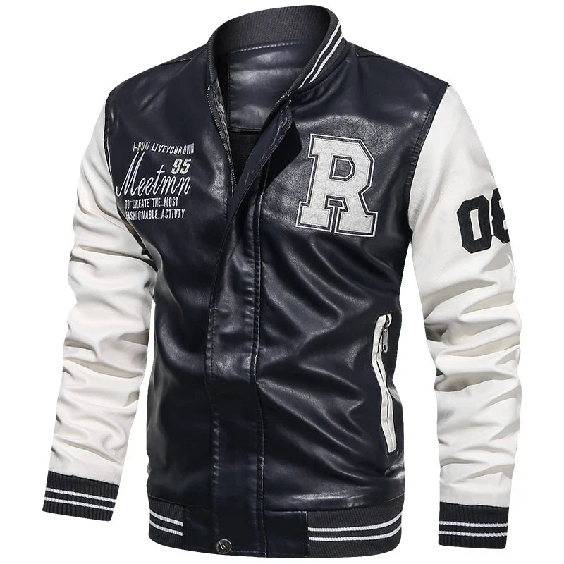 Stylish Mens Biker Leather Jacket
