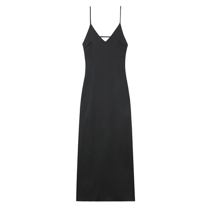 V-Neck Maxi Dress - Casual Flowy Summer Dress