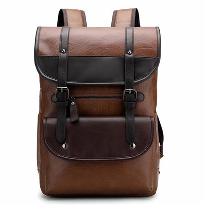 Jack Structured Backpack | Flap Closure Buckle Detail Backpack