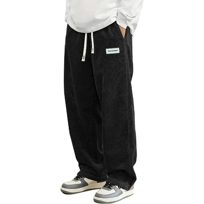 Relaxed Fit Corduroy Casual Pants
