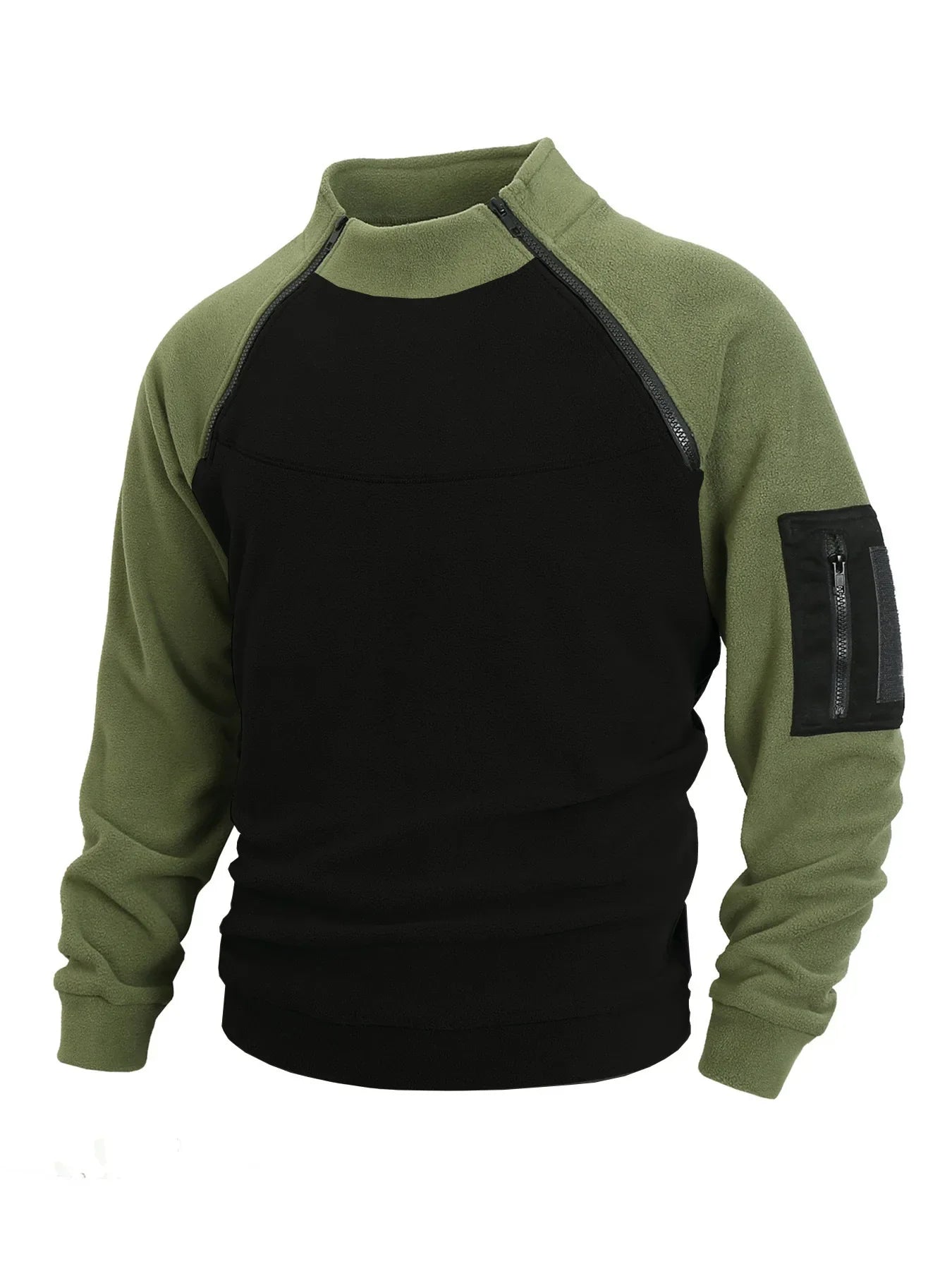 Slim Fit Mens Full Zip Hooded Sweatshirt