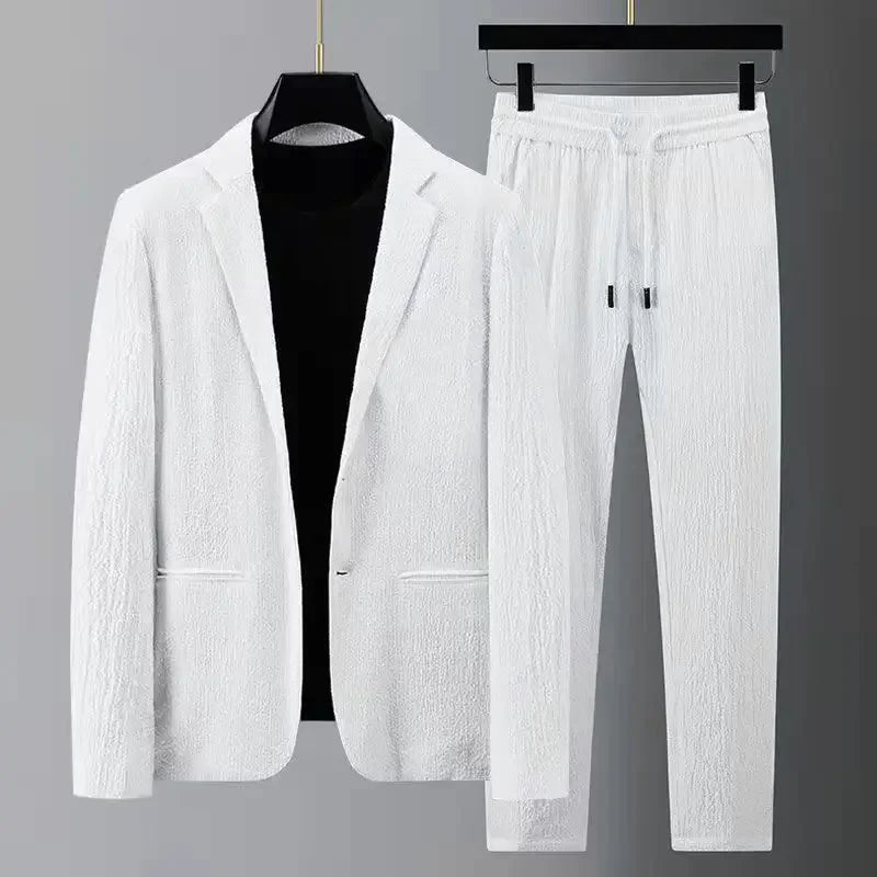 Men's Ulrich Smart Casual Drawstring Suit