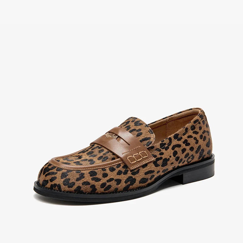 Classic Spotted Slip On Shoes