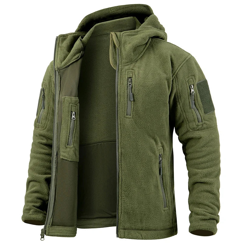 Waterproof Insulated Hoodie Men - Warm Multi Pocket Parka Coat - BritishElegance
