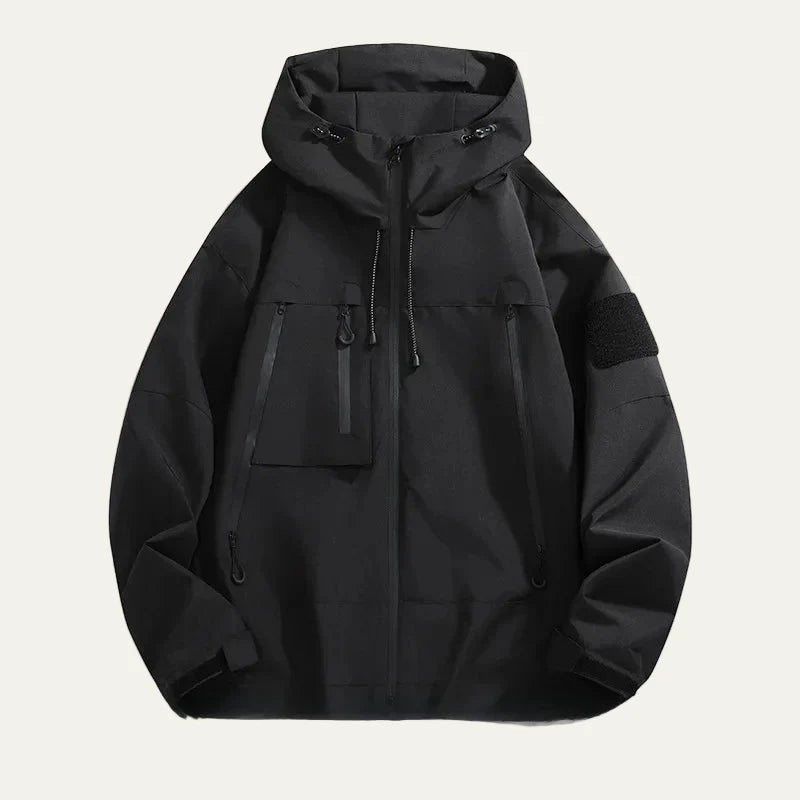 Men’s Relaxed Technical Hooded Utility Jacket