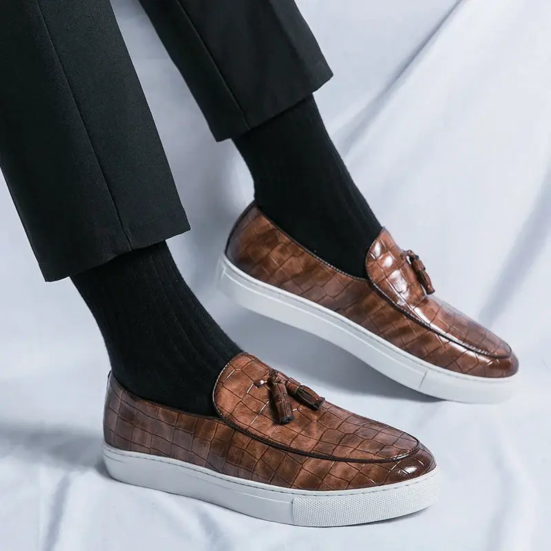 Ardito | Embossed Leather Loafer – Refined, Breathable & Effortlessly Polished