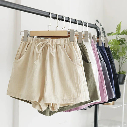 Comfortable Casual Linen Shorts - BritishElegance