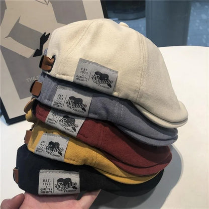 Classic Adjustable Unisex Newsboy Cap - BritishElegance