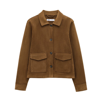 Women's Warm Parka Jacket - Classic Short Padded Coat