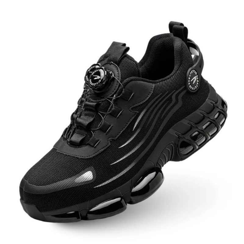Durable Steel Toe Work Boots for Men - BritishElegance